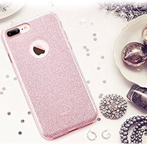 IPhone 7Plus Luxury Rose Gold Glitter Sparkle Case